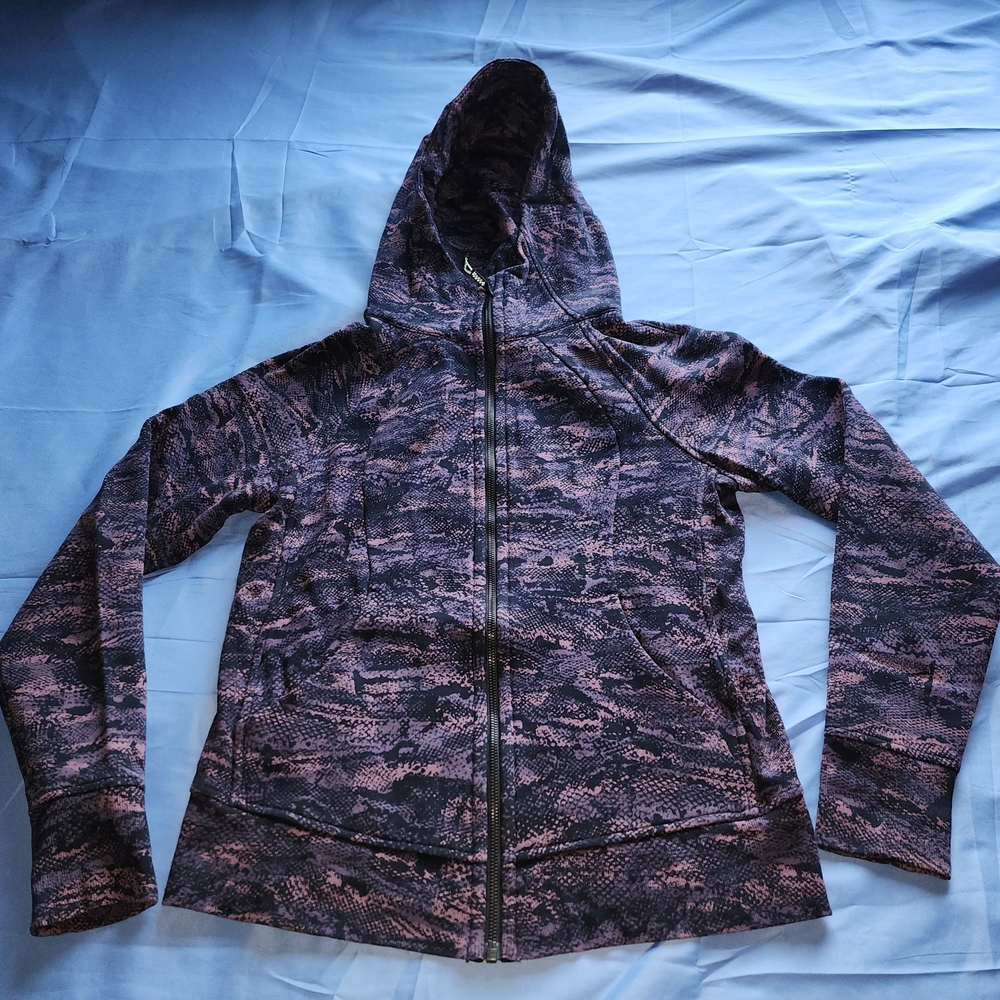 LULULEMON SCUBA HOODIE PURPLE/PINK/BLACK SIZE 10